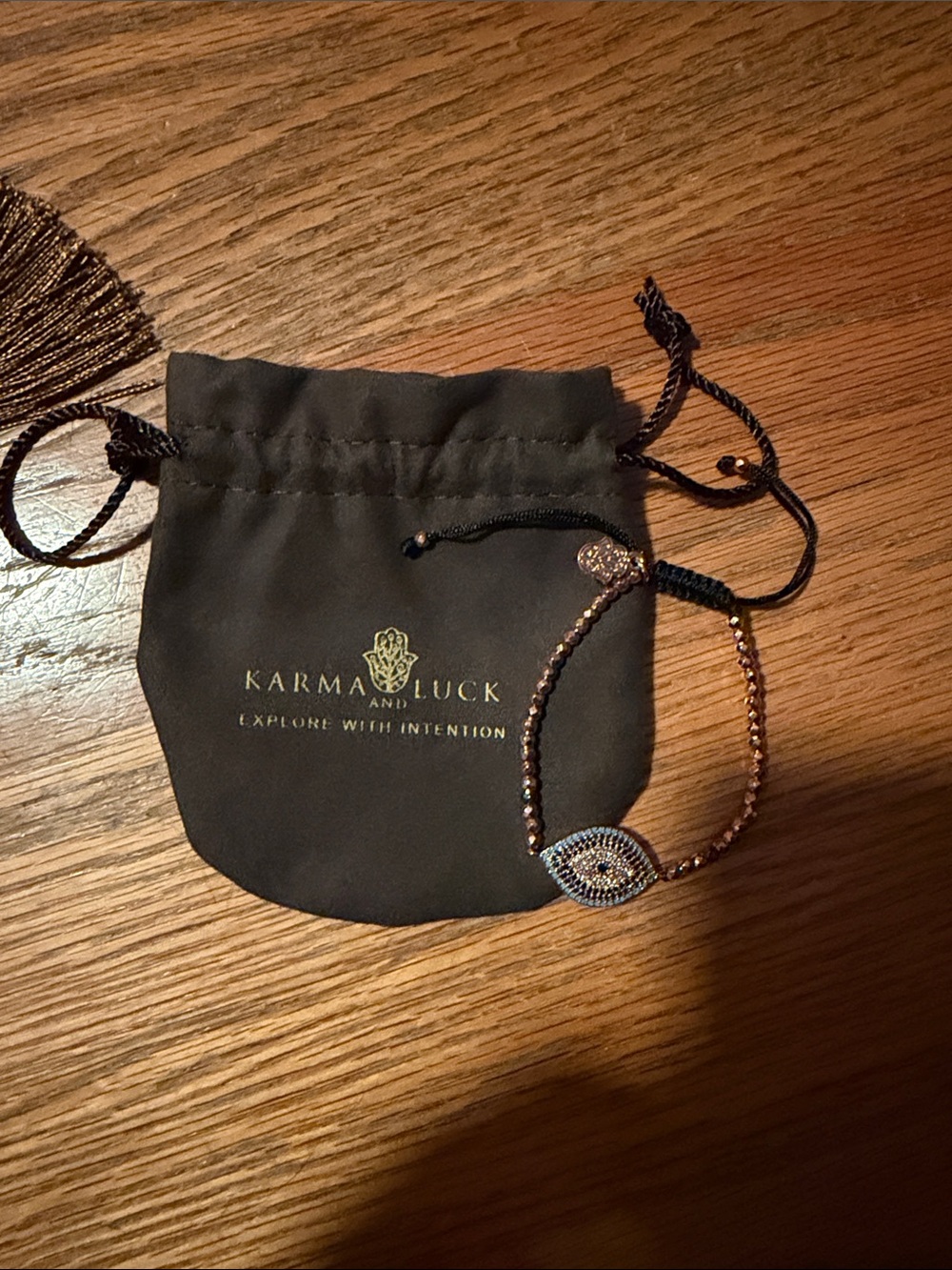 Karma and Luck Evil Eye Beaded Bracelet